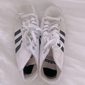 Adidas canvas high tops
